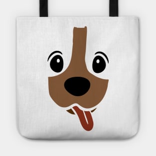 Dachshund Face Funny Dog Halloween Costume Tote