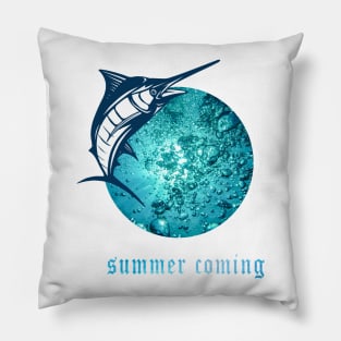 summer coming. Pillow