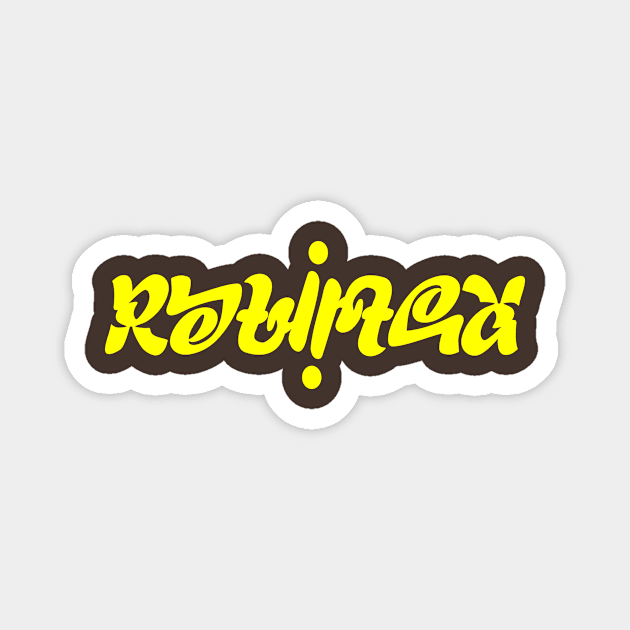 Widespread Panic Rebirtha Ambigram Magnet by R U Kind Design