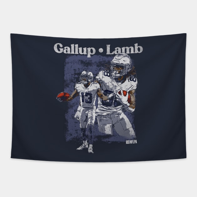 CeeDee Lamb & Michael Gallup Dallas Duo Tapestry by Chunta_Design