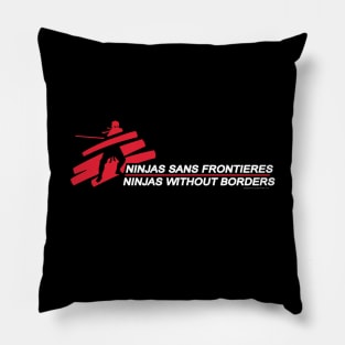 Ninjas Without Borders Pillow