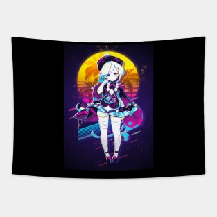 80s Retro Qiqi Tapestry