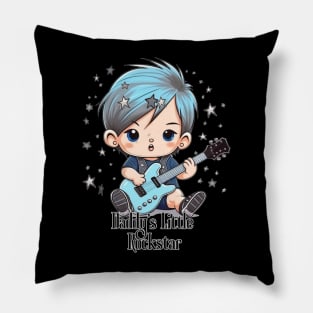 Daddy's Little Rockstar, Baby Boy, Rock 'n Roll Pillow