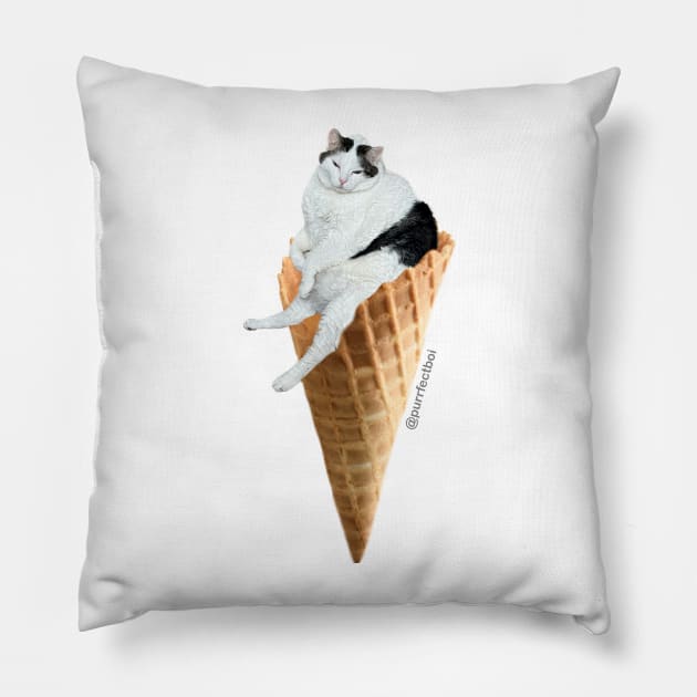 Tripple scoop Pillow by Purrfectboi