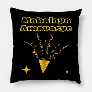 Indian Festivals - Mahalaya Amavasye Pillow