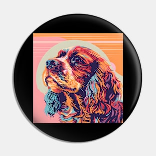 Sussex Spaniel in 80's Pin