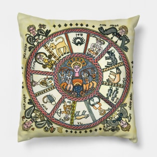 Bet Alpha Synagogue Zodiac Pillow