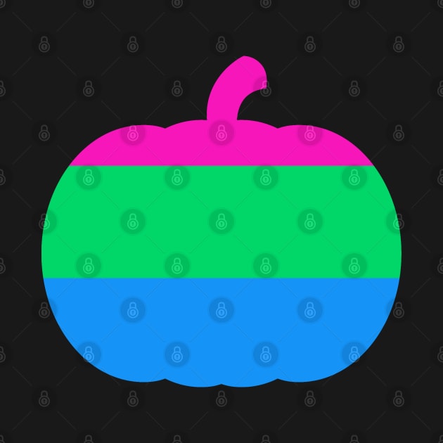 Halloween Pumpkin LGBT Flag Polysexual by aaallsmiles