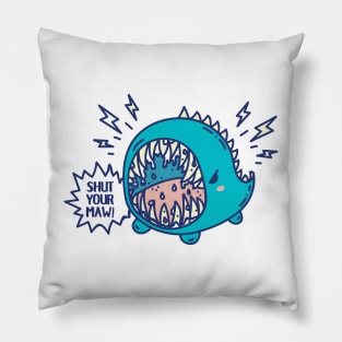 Shut your maw monster Pillow