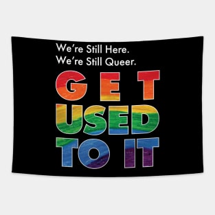 We're Still Here. We're Still Queer. Get Used To It Tapestry