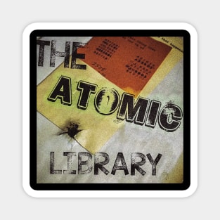 Atomic Library Bullet Book Logo Magnet