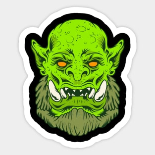 Creepy happy troll face Sticker for Sale by OHatef