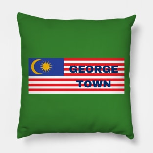 Georgetown City in Malaysian Flag Pillow