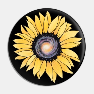 Fibonacci Flower Pin