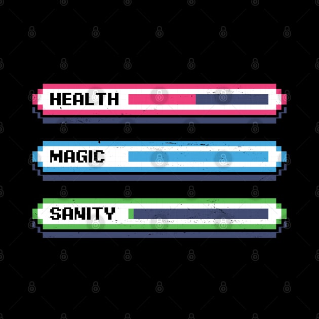 Video Game Sanity Bar - Funny RPG Stats by Studio Mootant