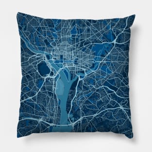 Washington - United States Peace City Map Pillow