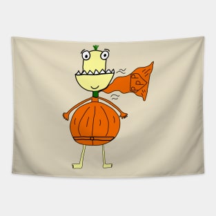 Petey the Pumpkin Pelter Tapestry