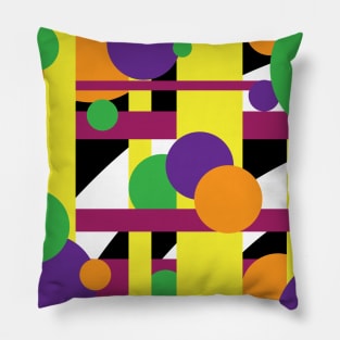 Abstract: Random Shapes Pillow