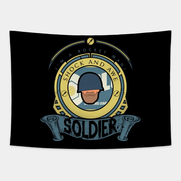 Soldier - Blue Team Tapestry by FlashRepublic