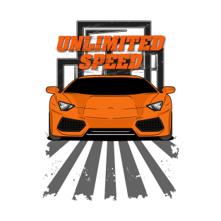 Unlimited Speed with Lambo Aventador T-Shirt