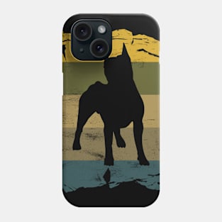 Amstaff Distressed Vintage Retro Silhouette Phone Case