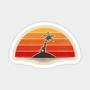 Island Sunset (Light) Magnet