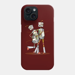 Robot Love Valentine Phone Case