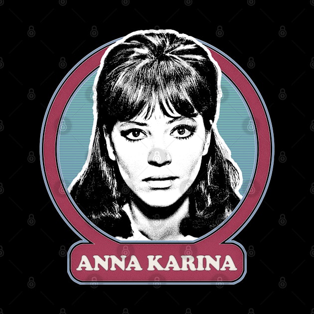 Anna Karina ∆ 60s Style Fan Design by DankFutura