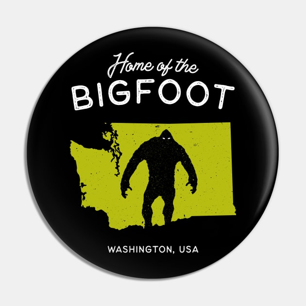 Home of the Bigfoot Pin by Strangeology