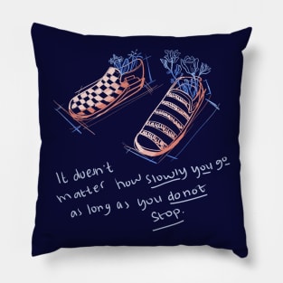 Life Lesson from Shoe no. 3 Pillow