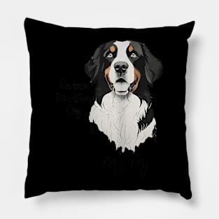 Bernese Mountain Dog Mom, Cute Mothers Day Pillow