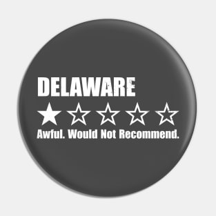 Delaware One Star Review Pin