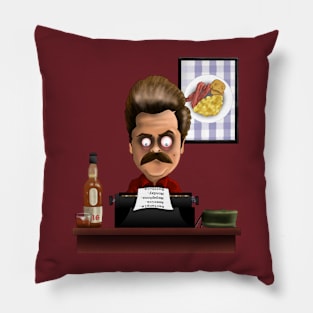 Swanson's Office Pillow