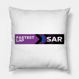 Logan Sargeant Fastest Lap F1 Pillow