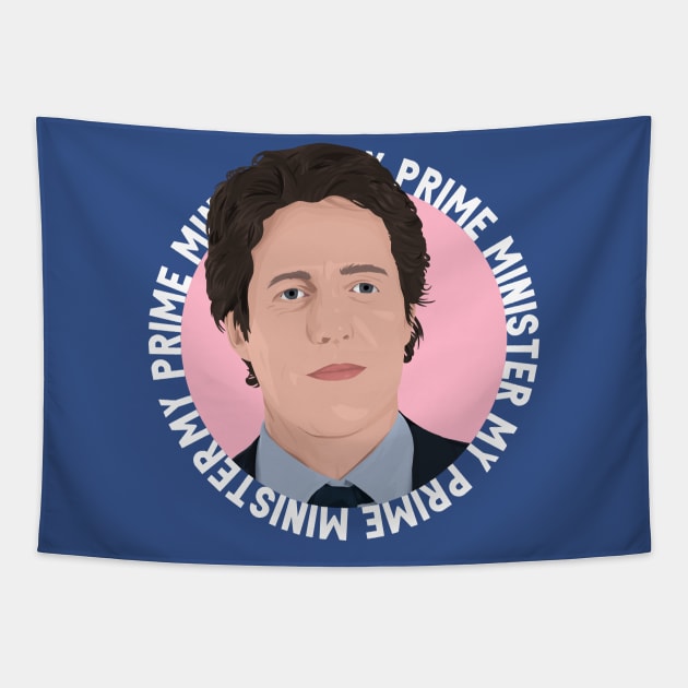 Prime Minister Love Actually Tapestry by pink + pip