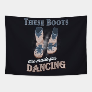 Western Boots Linedance Tapestry