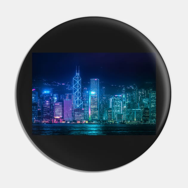 Hong Kong Cityscape Pin by TokyoLuv