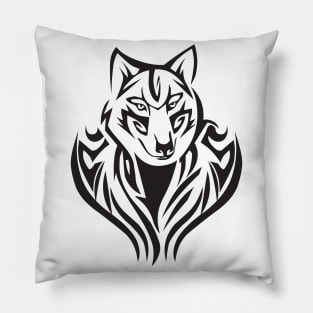 Fox Tattoo Art Pillow