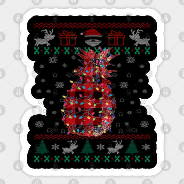 pineapple christmas jumper