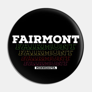 I Love Fairmont Minnesota USA Vintage Pin