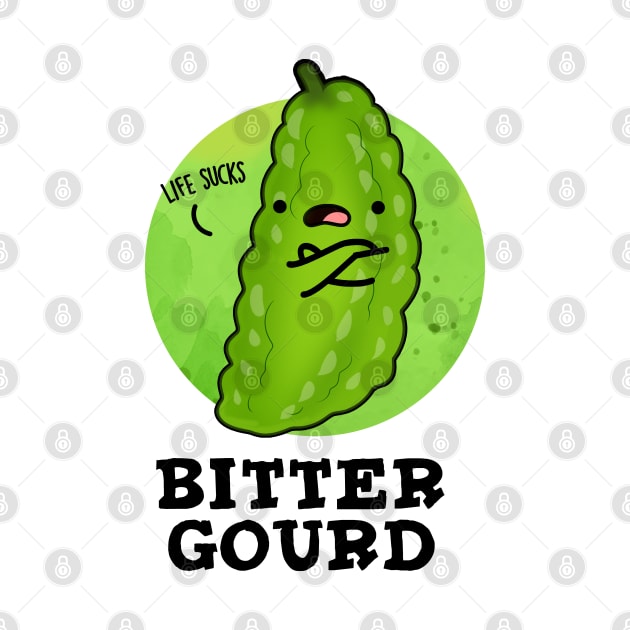 Bitter Gourd Cute Veggie Pun by punnybone