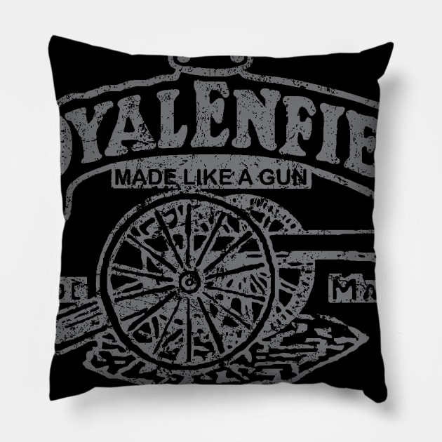 Royal Enfield Pillow by MindsparkCreative