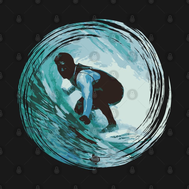 Texas Style Lone Surfer by CamcoGraphics