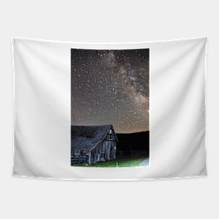 Barn and Stars Tapestry