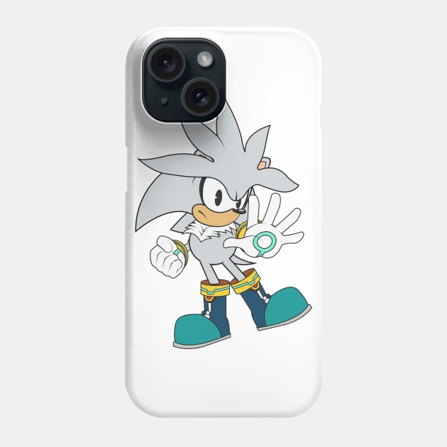 Silver Retro Phone Case by Nidavellir