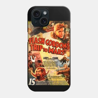 Classic Flash Gordon Serial - Trip to Mars Phone Case