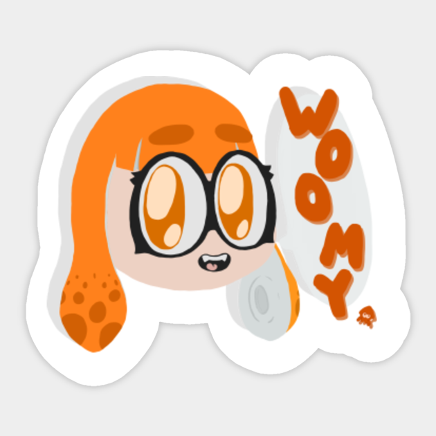 Woomy くコ 彡 Girl Variant Splatoon Woomy Sticker Teepublic Uk Woomy くコ 彡 Girl Variant Splatoon Woomy Sticker Teepublic Uk