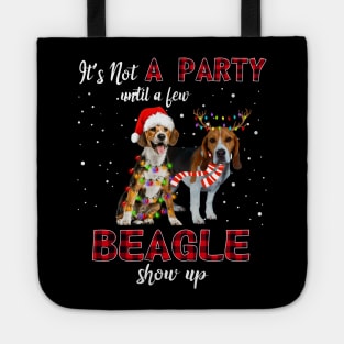 It's Not A Party With A Jew Beagle Show Up T-shirt Tote