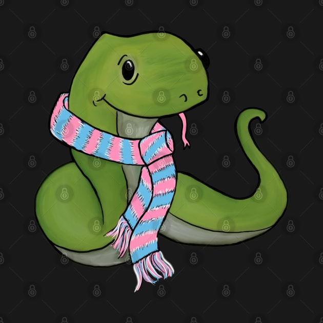 Trans Snake Mascot by sophiedesigns