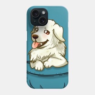 Pocket Great Pyrenees Dog Phone Case